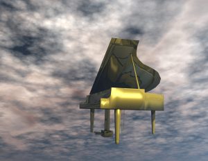 Digital Illustration of a Piano